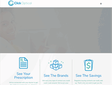 Tablet Screenshot of clickoptical.com